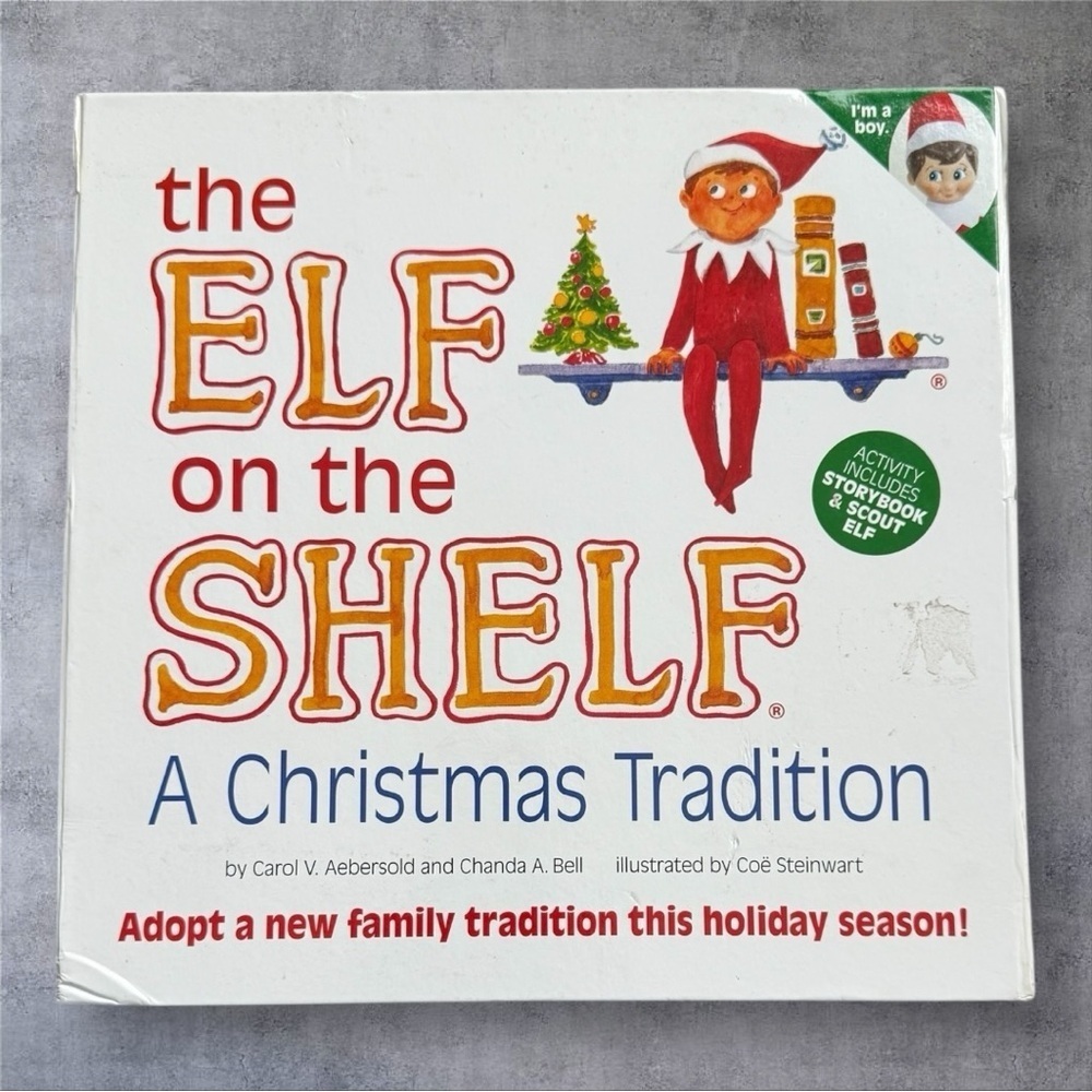 The Elf on the Shelf: A Christmas Tradition - Boy Scout Elf with Blue Eyes - NIB
